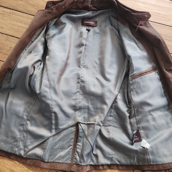 DANIER men's Suede Jacket - Picture 2 of 5